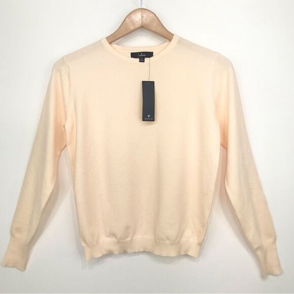 Lulu’s Cream Classic Crew Neck Sweater - Picture 1 of 14